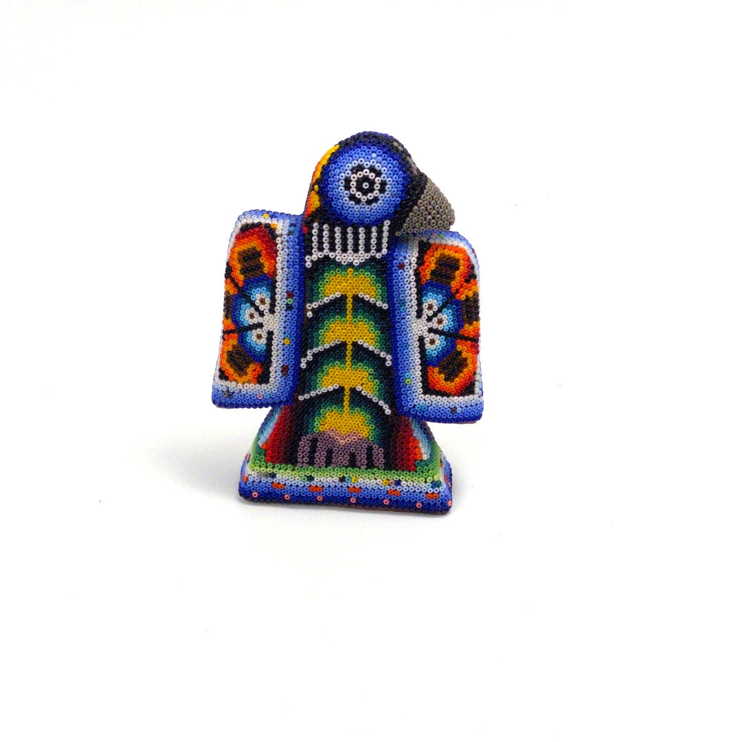 Aguila Huichol Chaquira - Arte Huichol Wixárika - Vista 5