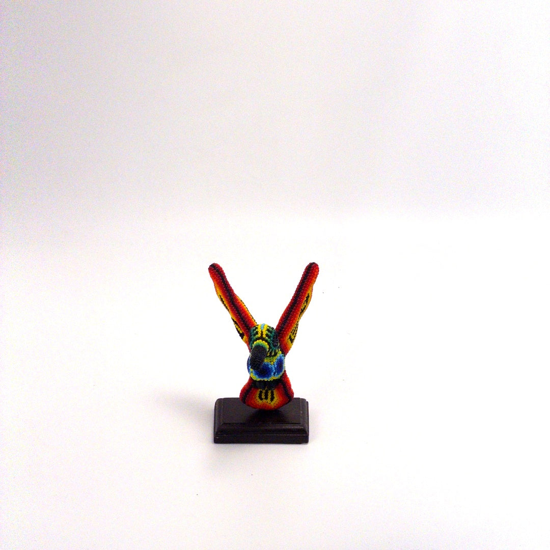 Aguila Huichol Con Chaquira - Arte Huichol Wixárika