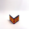 Billetera Huichol Chaquira Diseño Rombos - Arte Huichol Wixárika
