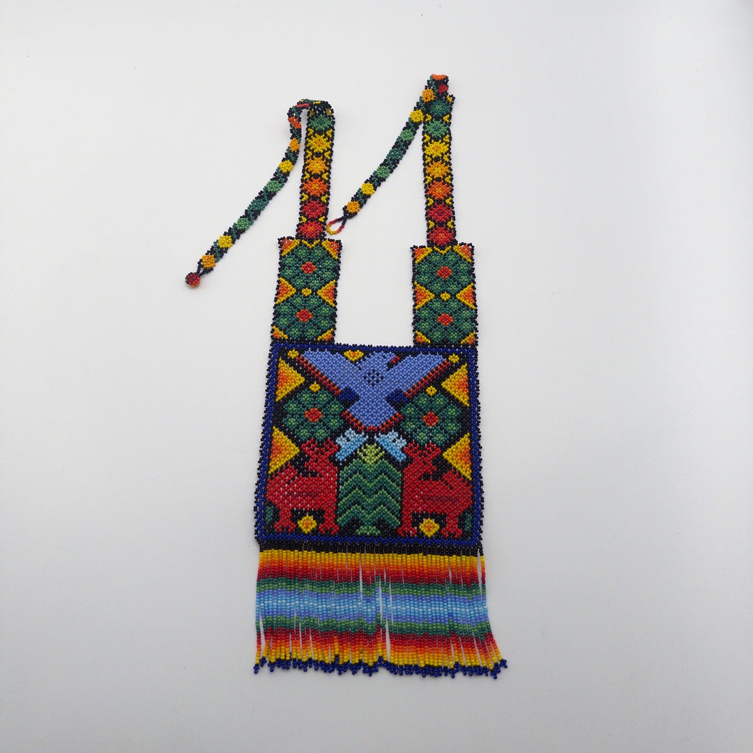 Bolsa Chaquira Arte Huichol - Arte Huichol Wixárika