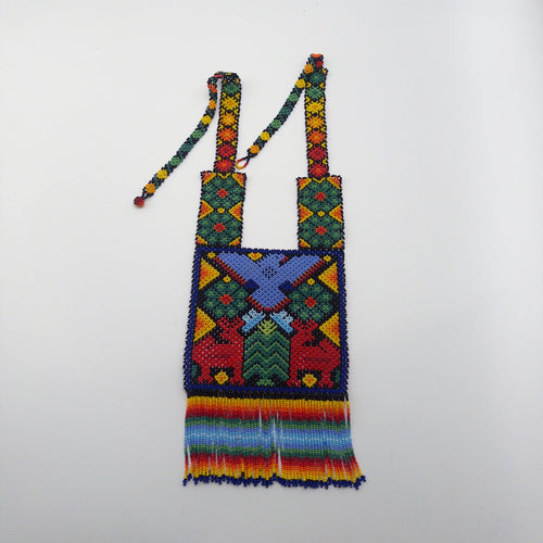 Bolsa Chaquira Arte Huichol - Arte Huichol Wixárika