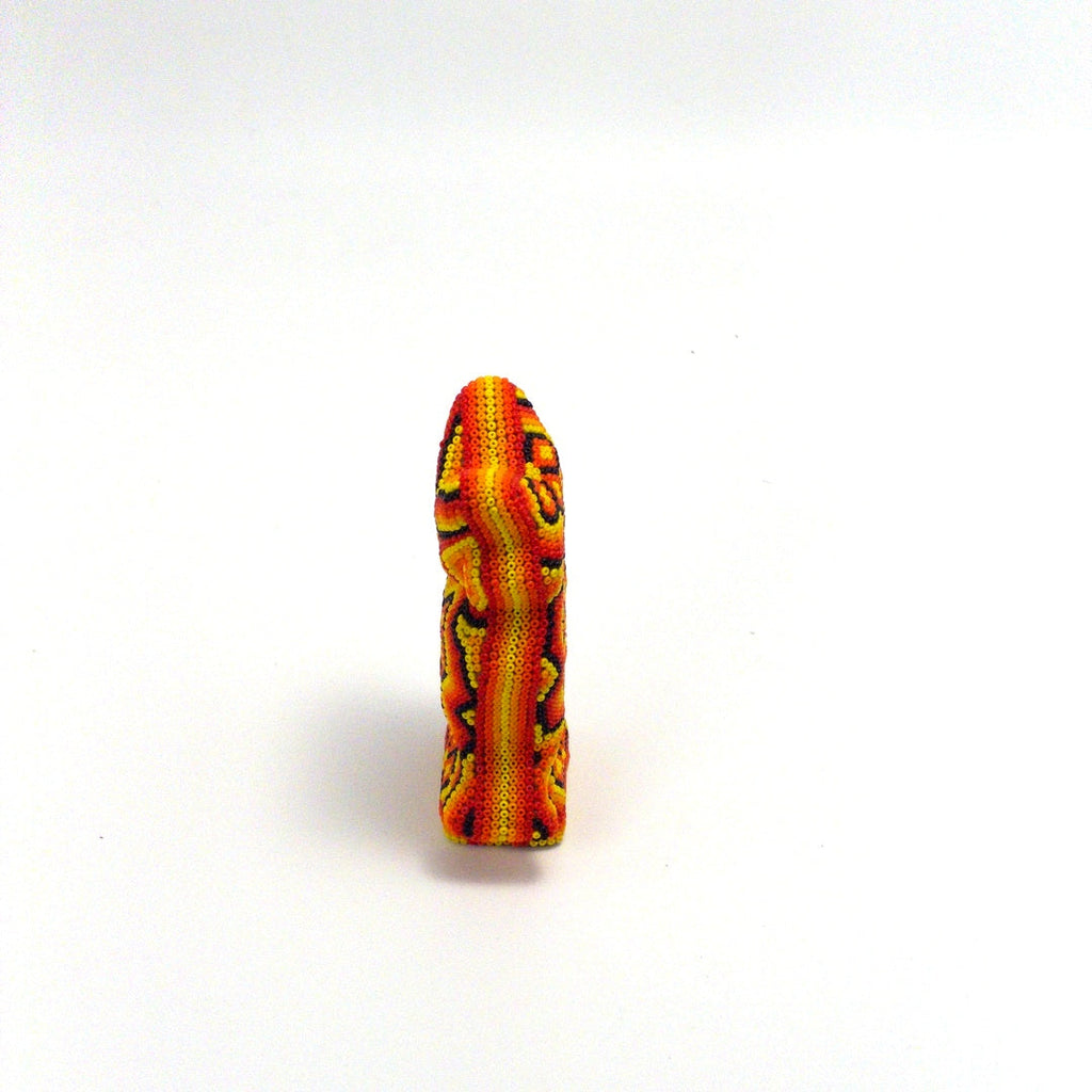 Buho De Chaquira Huichol - Arte Huichol Wixárika - Vista 3