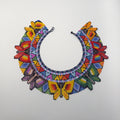 Collar Huichol Mariposas Chaquira - Arte Huichol Wixárika