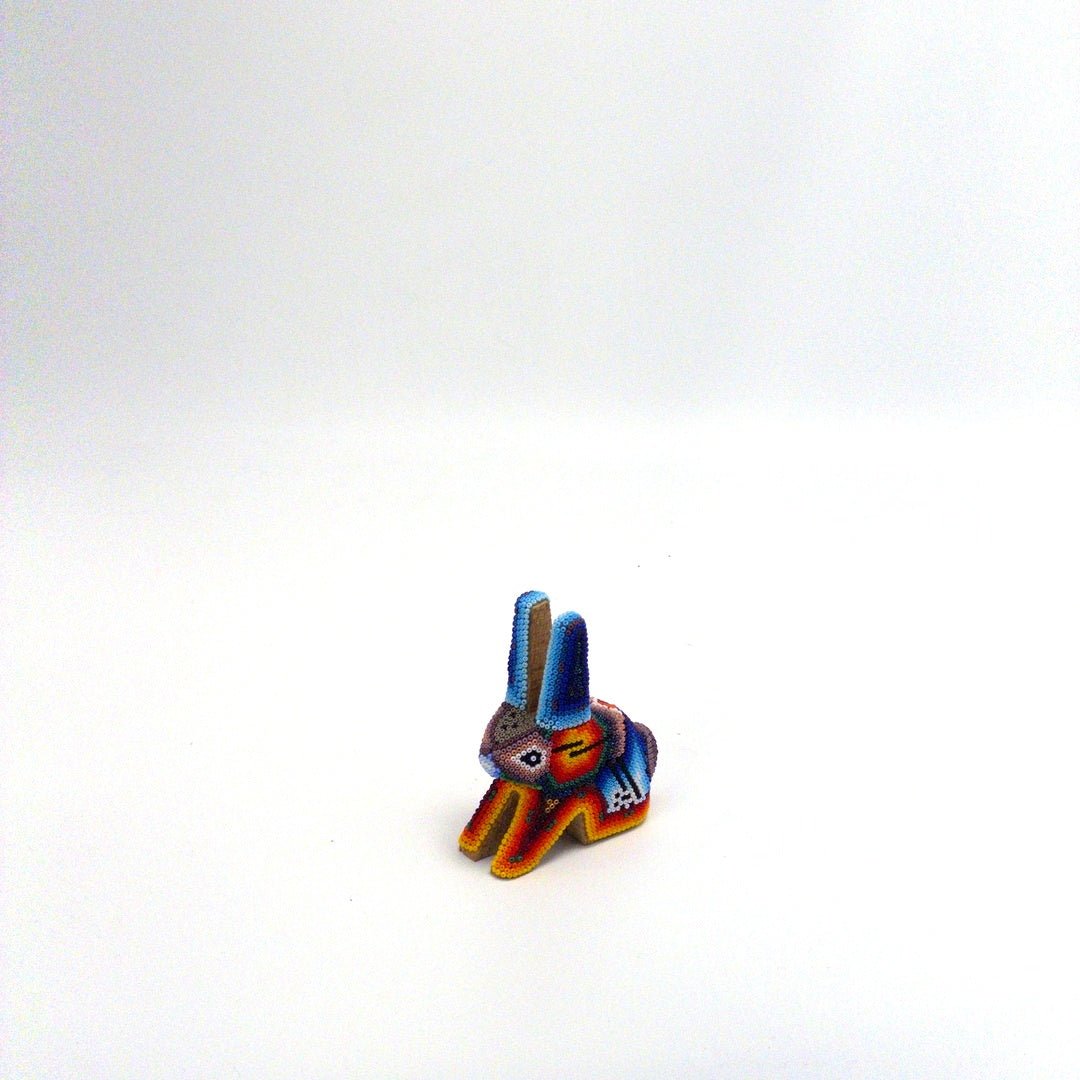 Conejo Huichol Chaquira - Arte Huichol Wixárika