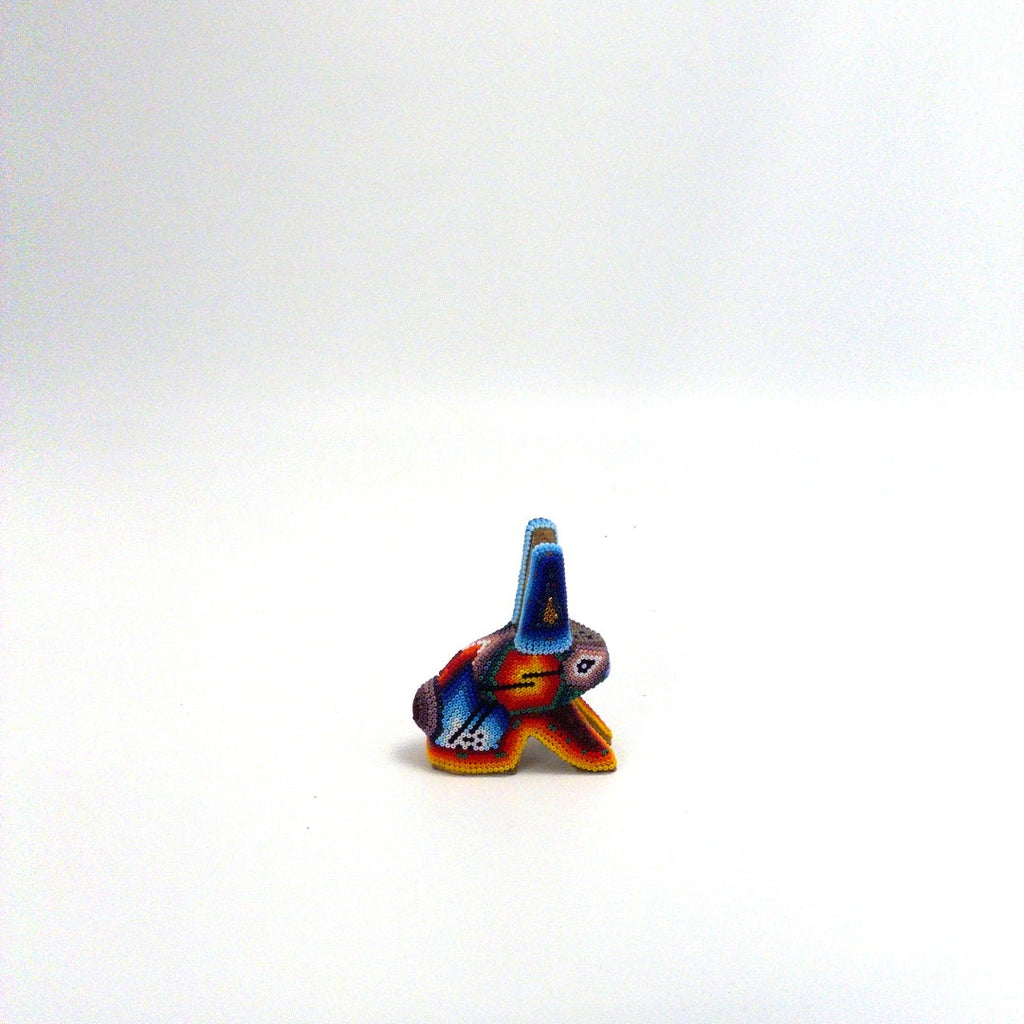 Conejo Huichol Chaquira - Arte Huichol Wixárika - Vista 5