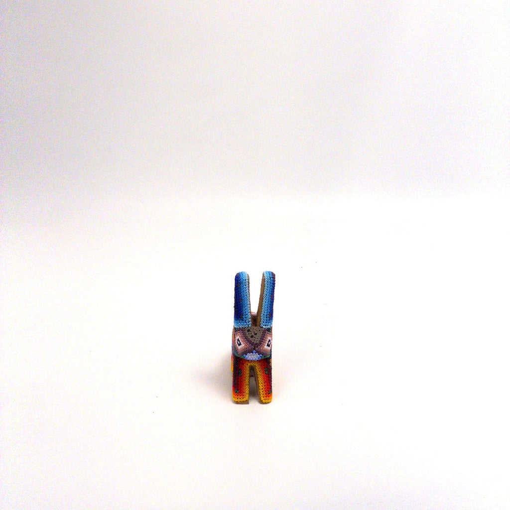 Conejo Huichol Chaquira - Arte Huichol Wixárika - Vista 6
