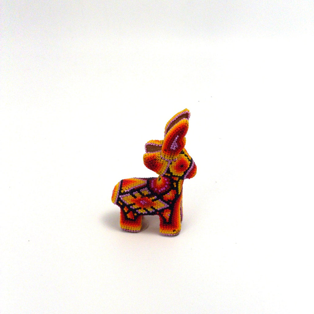 Conejo Huichol De Chaquira - Arte Huichol Wixárika - Vista 2