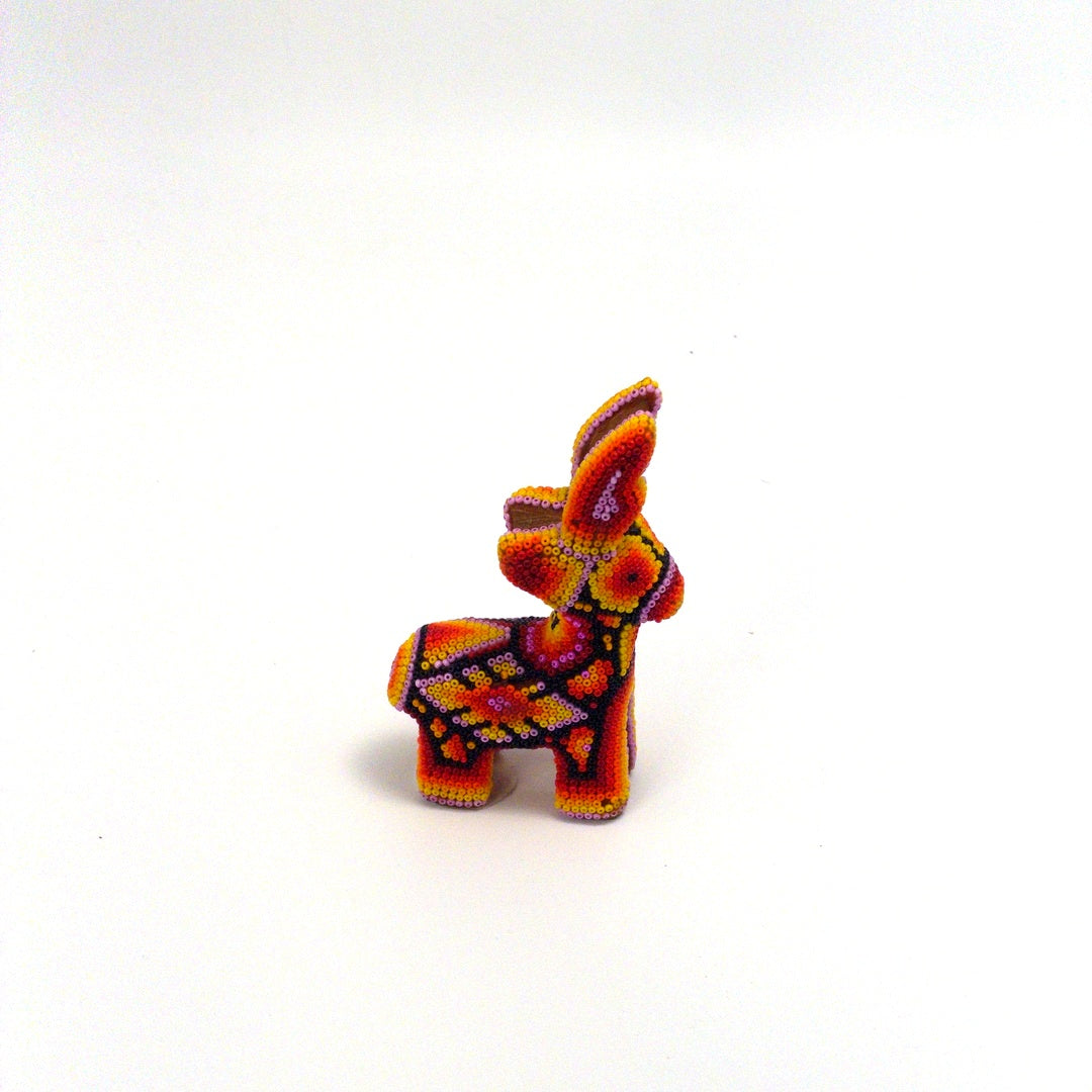 Conejo Huichol De Chaquira - Arte Huichol Wixárika - Vista 2