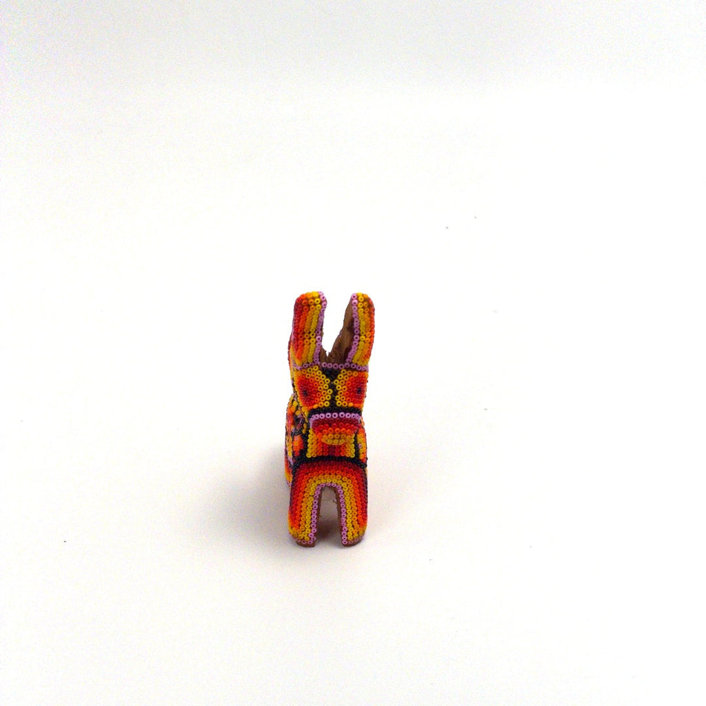 Conejo Huichol De Chaquira - Arte Huichol Wixárika - Vista 3