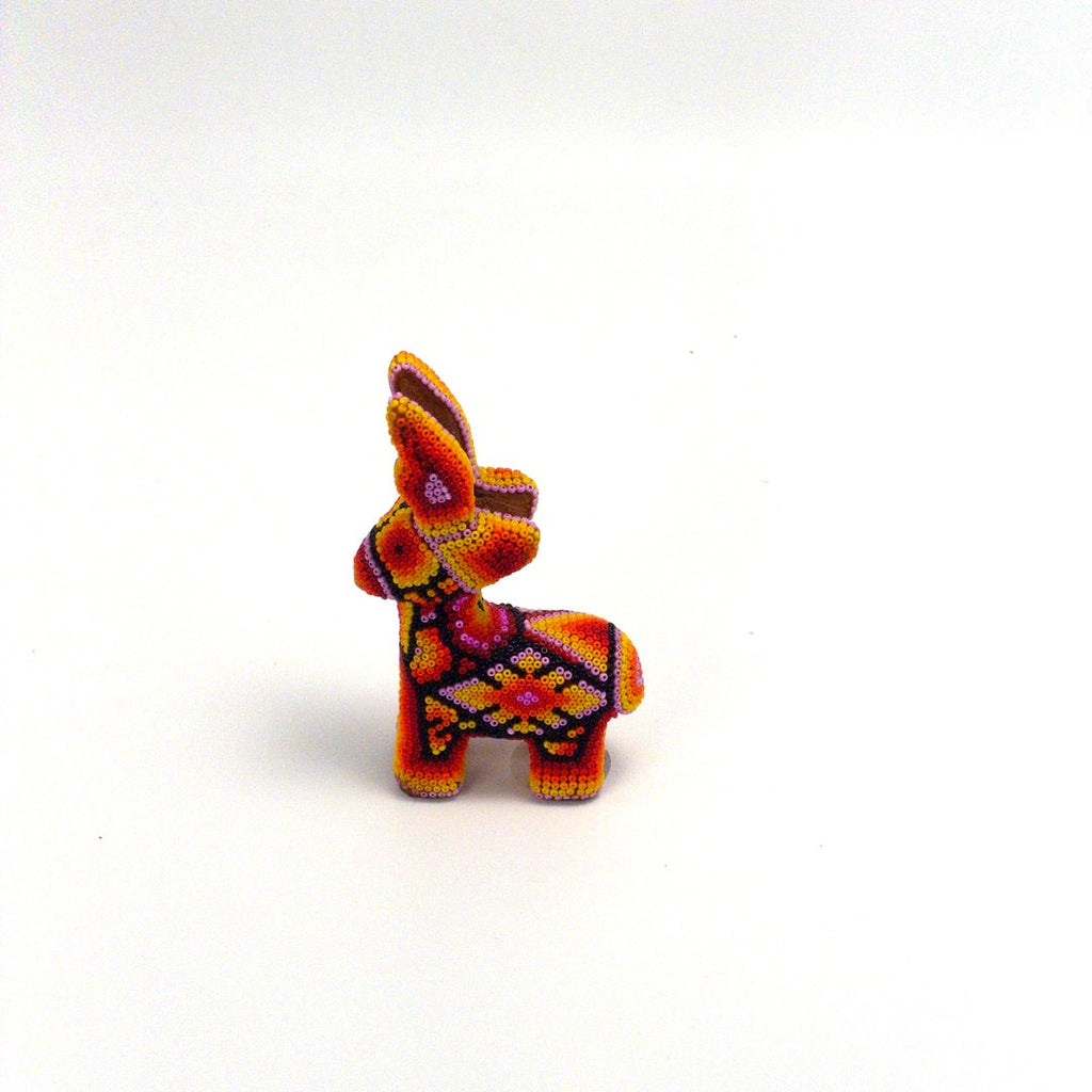 Conejo Huichol De Chaquira - Arte Huichol Wixárika - Vista 4