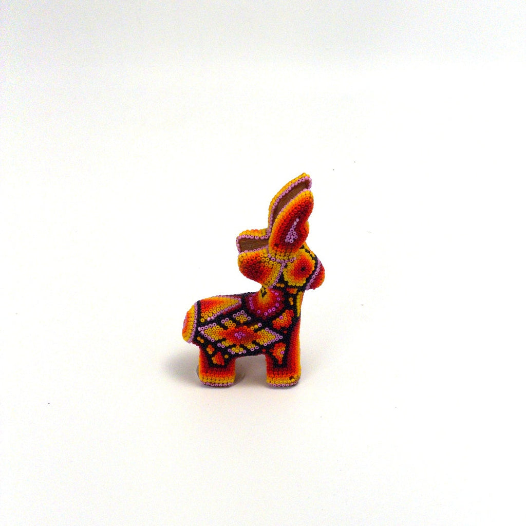 Conejo Huichol De Chaquira - Arte Huichol Wixárika - Vista 6