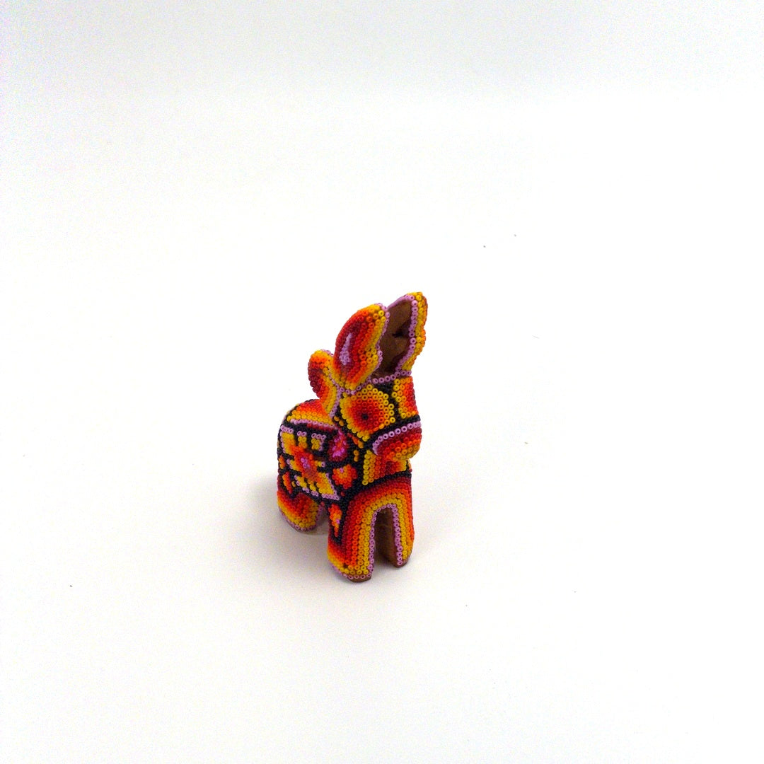 Conejo Huichol De Chaquira - Arte Huichol Wixárika - Vista 7