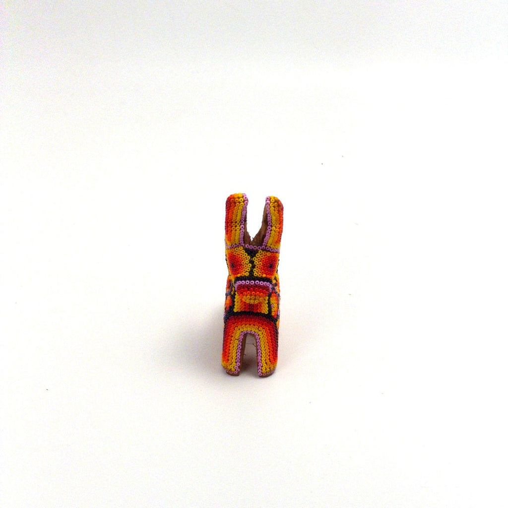 Conejo Huichol De Chaquira - Arte Huichol Wixárika - Vista 8