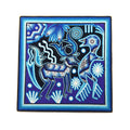 Cuadro Arte Huichol Venado Y Ave - Arte Huichol Wixárika