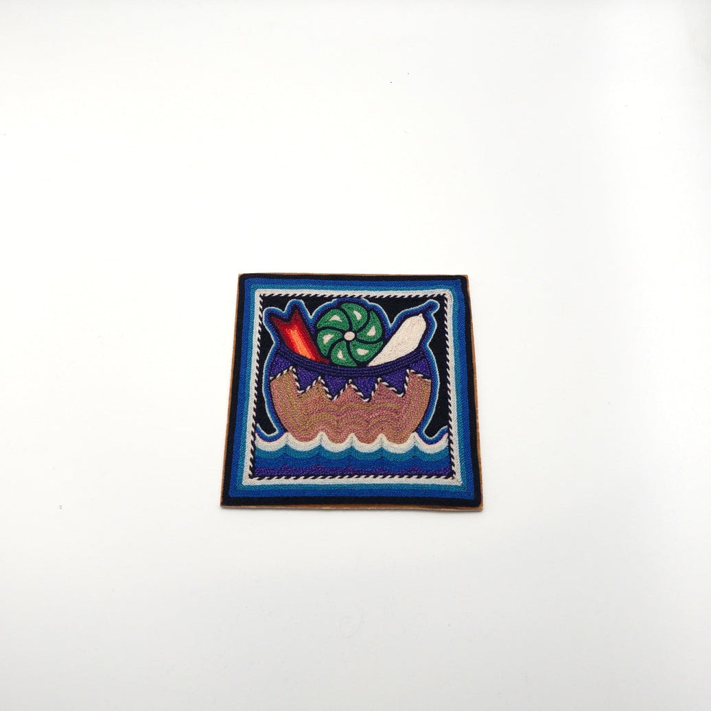 Cuadro Chaquira Ofrenda - Arte Huichol Wixárika