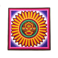 Cuadro Sol Arte Huichol Chaquira - Arte Huichol Wixárika