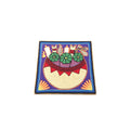Cuadro Wixarika Con Motivos Florales - Arte Huichol Wixárika