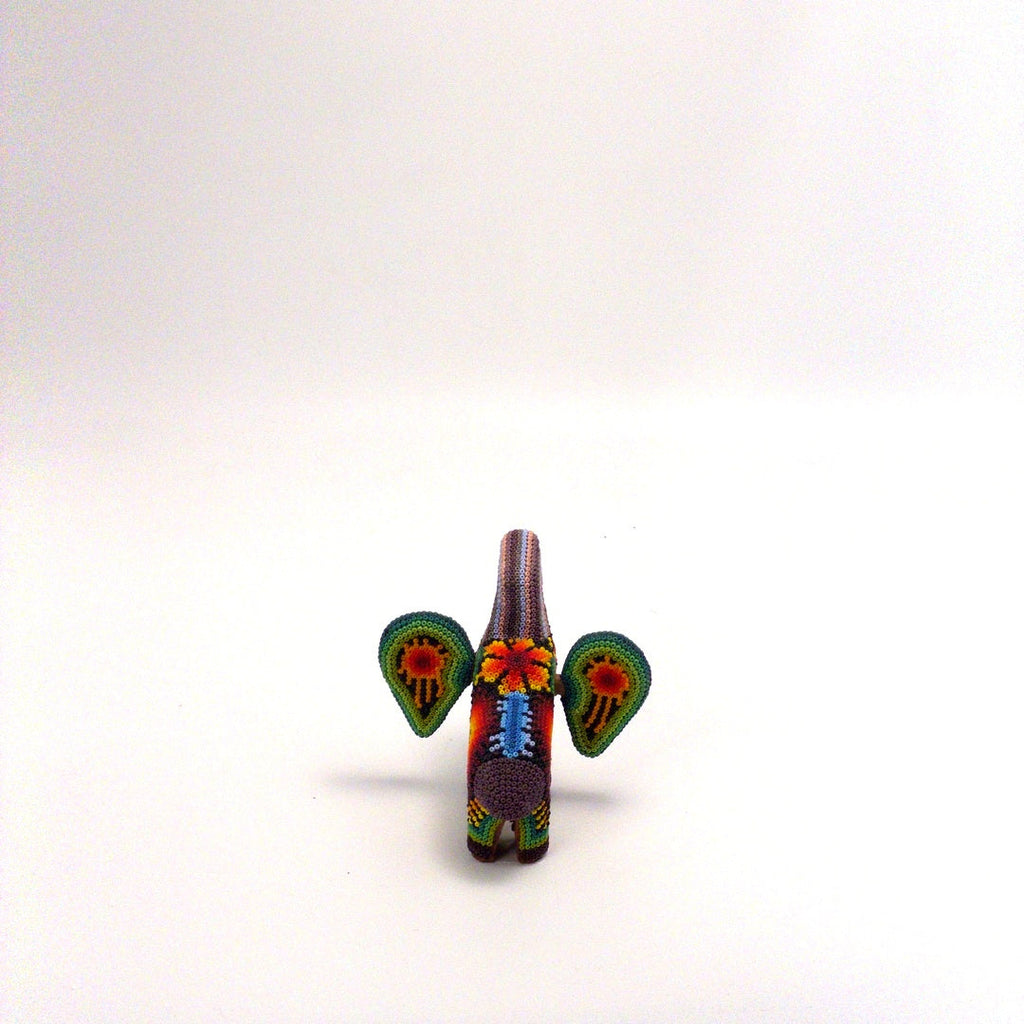 Elefante De Chaquira Huichol - Arte Huichol Wixárika - Vista 11