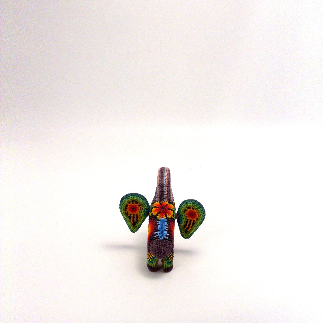 Elefante De Chaquira Huichol - Arte Huichol Wixárika - Vista 11
