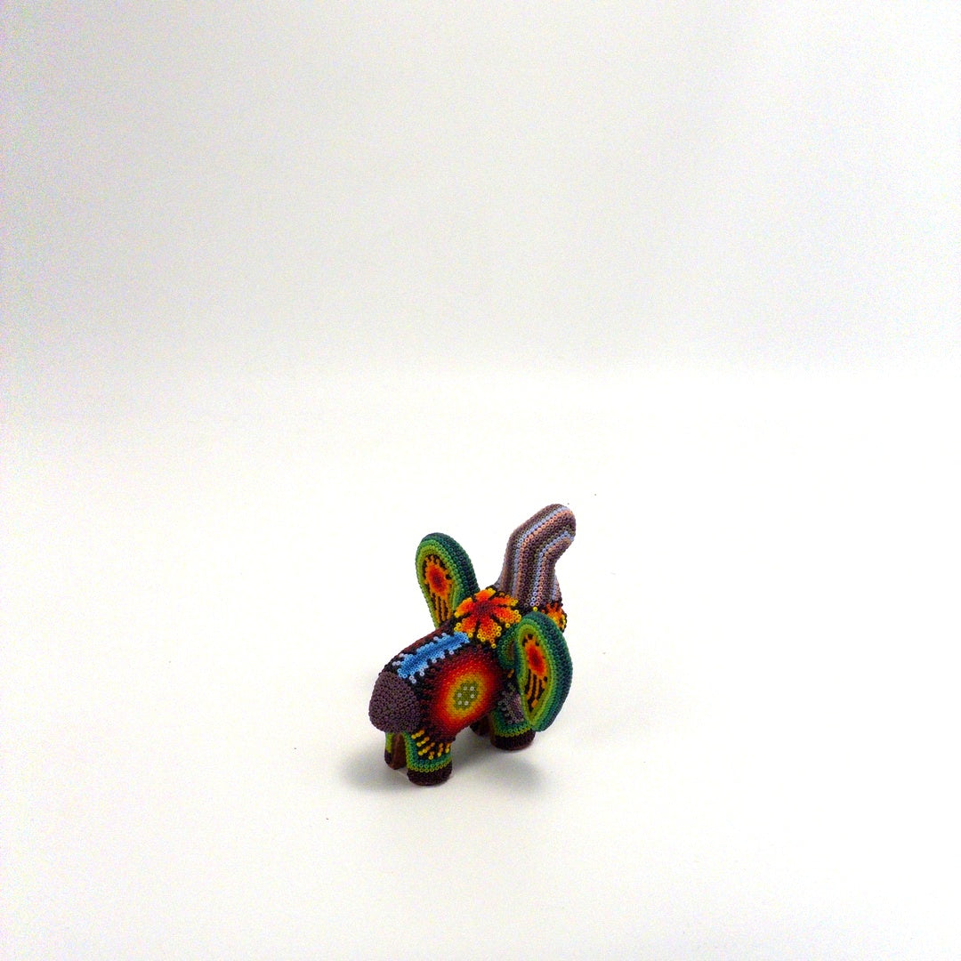 Elefante De Chaquira Huichol - Arte Huichol Wixárika - Vista 12