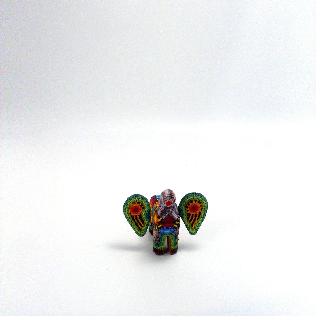 Elefante De Chaquira Huichol - Arte Huichol Wixárika - Vista 13
