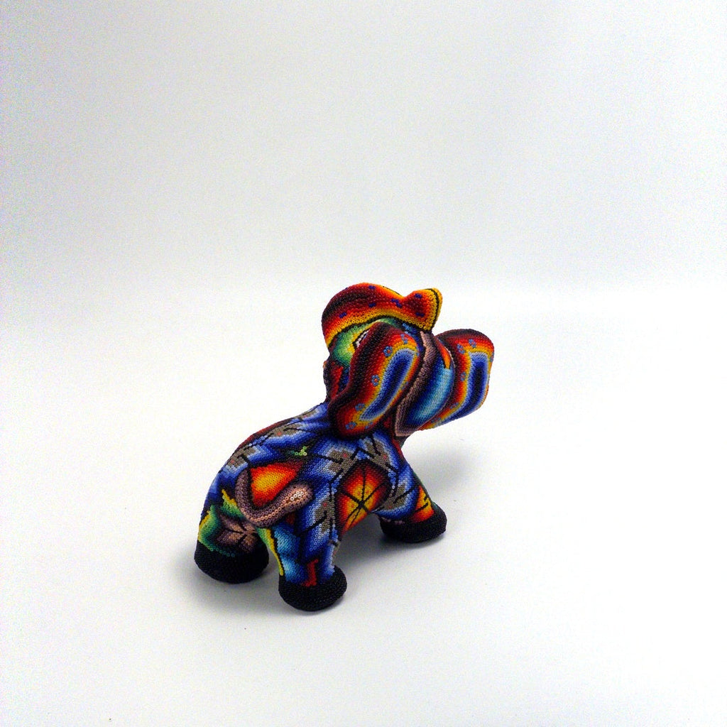 Elefante De Chaquira Huichol - Arte Huichol Wixárika - Vista 4