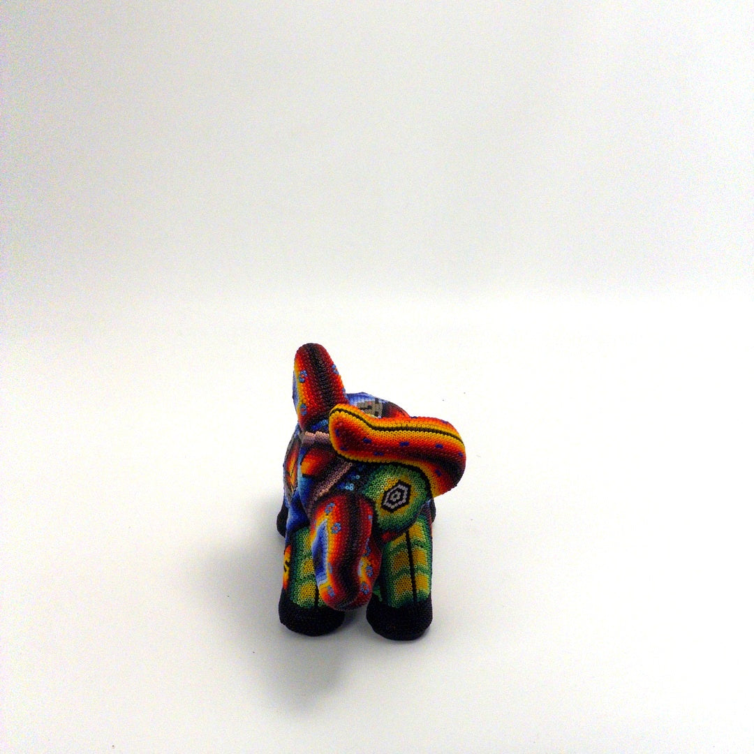Elefante De Chaquira Huichol - Arte Huichol Wixárika - Vista 7