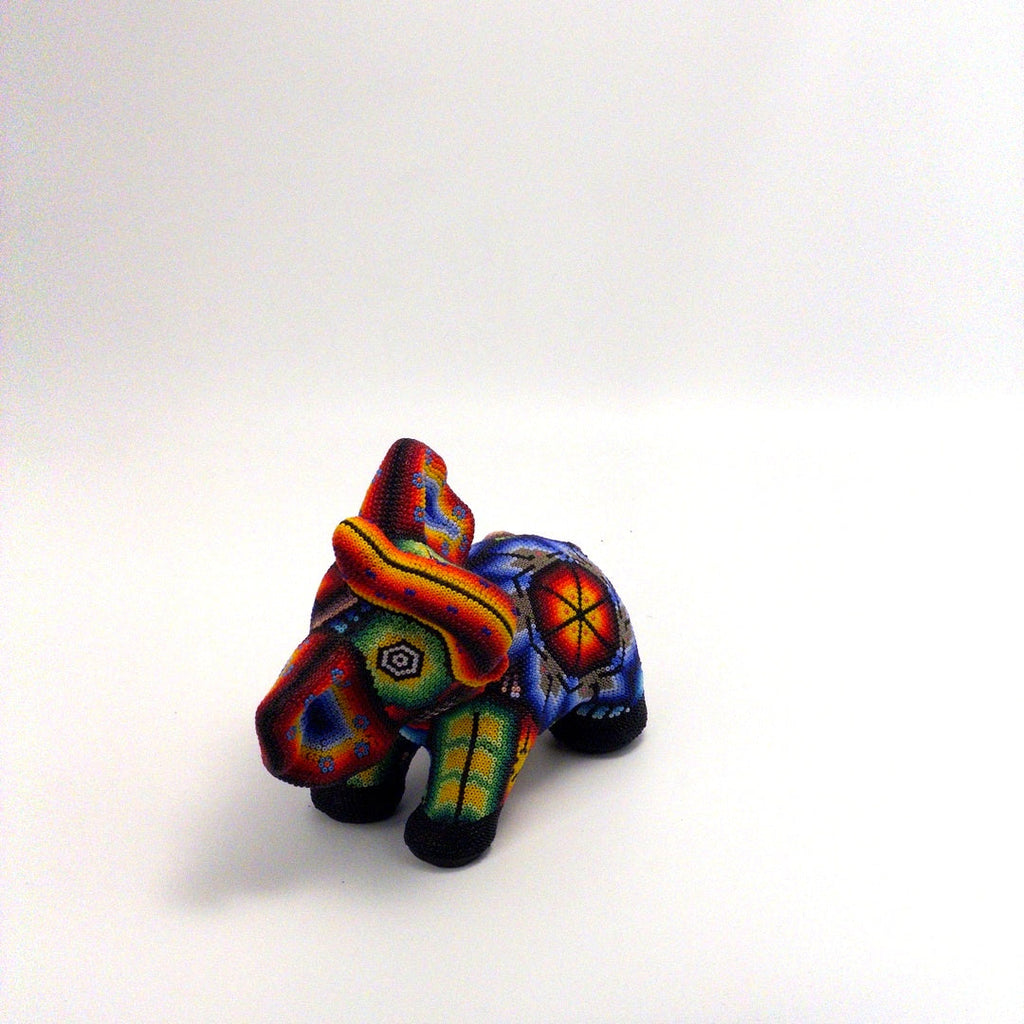 Elefante De Chaquira Huichol - Arte Huichol Wixárika - Vista 8