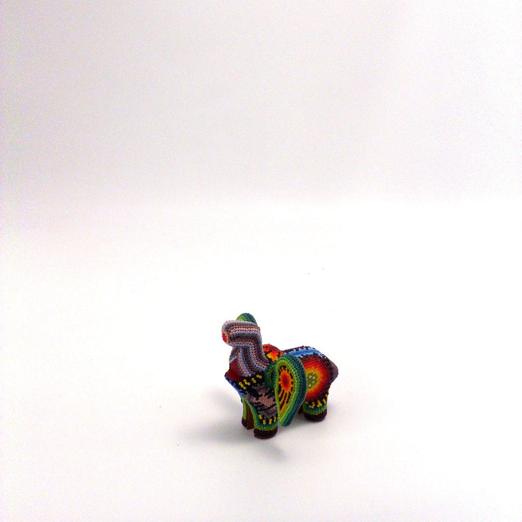 Elefante De Chaquira Huichol - Arte Huichol Wixárika - Vista 9