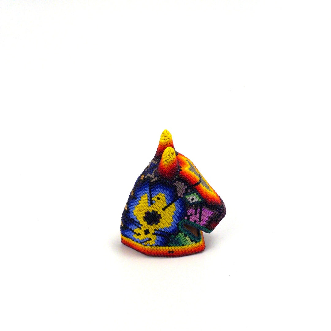 Figura De Caballo Chaquira Huichol - Arte Huichol Wixárika - Vista 6