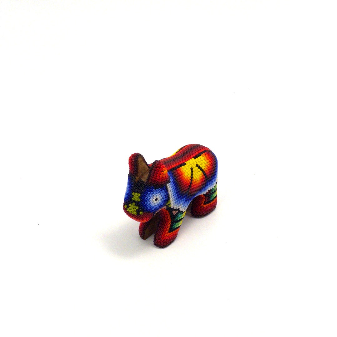 Figura Huichol De Armadillo - Arte Huichol Wixárika - Vista 3