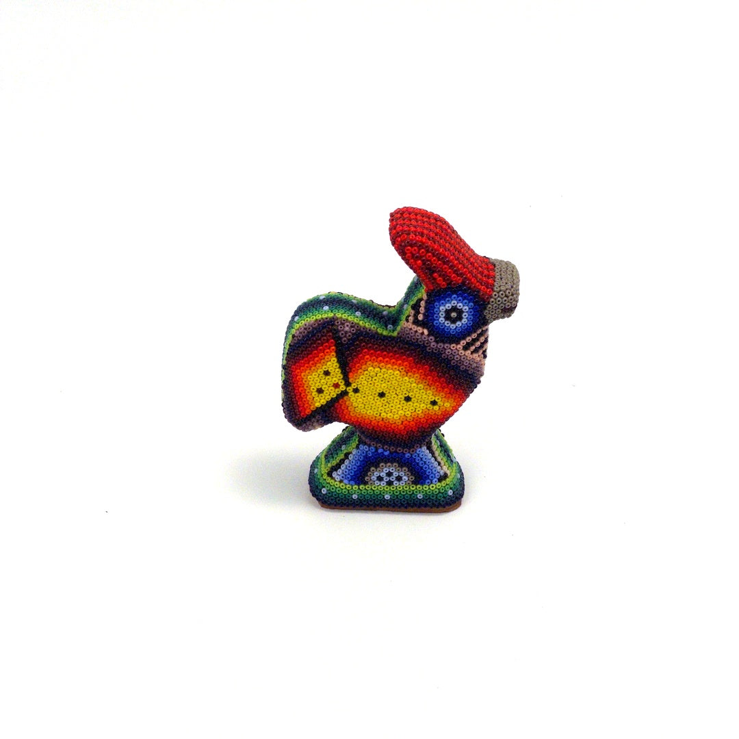 Gallo Huichol De Chaquira - Arte Huichol Wixárika