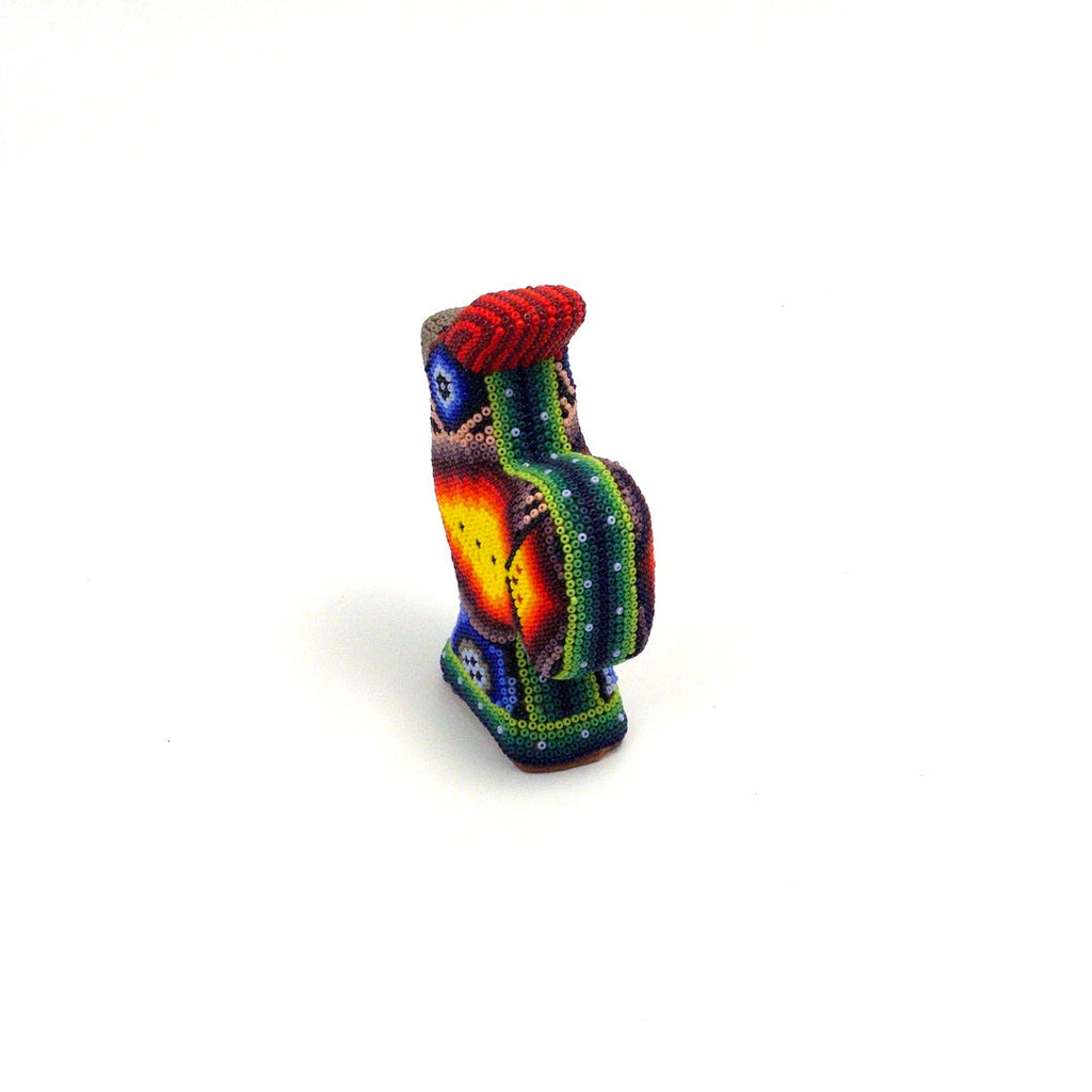 Gallo Huichol De Chaquira - Arte Huichol Wixárika - Vista 5