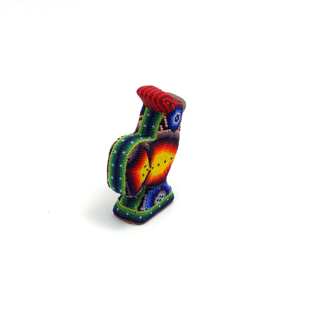 Gallo Huichol De Chaquira - Arte Huichol Wixárika - Vista 6