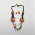 Juego Collar Y Aretes Wixarika - Arte Huichol Wixárika
