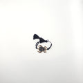 Pulsera Tortuga Chaquira Negra Y Dorada - Arte Huichol Wixárika