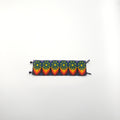 Pulsera Wixarika Diseño Geometrico Colorido - Arte Huichol Wixárika
