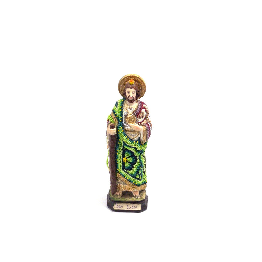 San Judas Tadeo Huichol Chaquira - Arte Huichol Wixárika