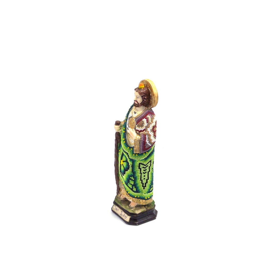 San Judas Tadeo Huichol Chaquira - Arte Huichol Wixárika - Vista 2