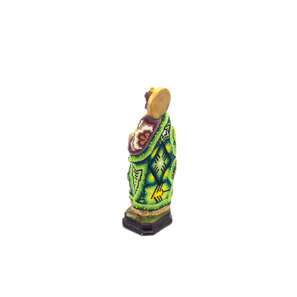 San Judas Tadeo Huichol Chaquira - Arte Huichol Wixárika - Vista 3