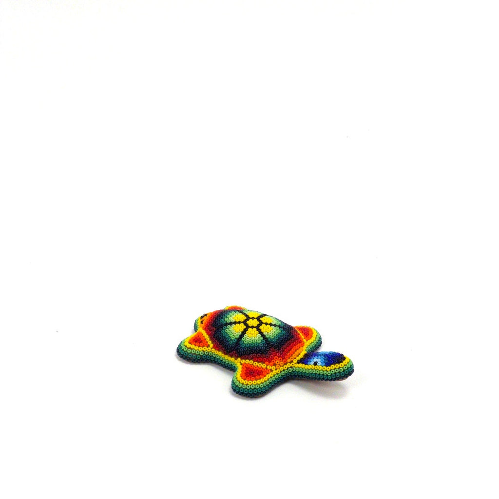 Tortuga Chaquira Arte Huichol - Arte Huichol Wixárika - Vista 10