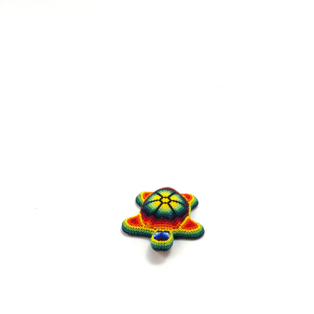 Tortuga Chaquira Arte Huichol - Arte Huichol Wixárika - Vista 11