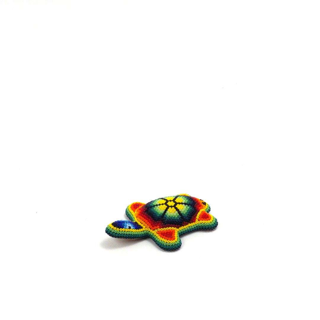 Tortuga Chaquira Arte Huichol - Arte Huichol Wixárika - Vista 12