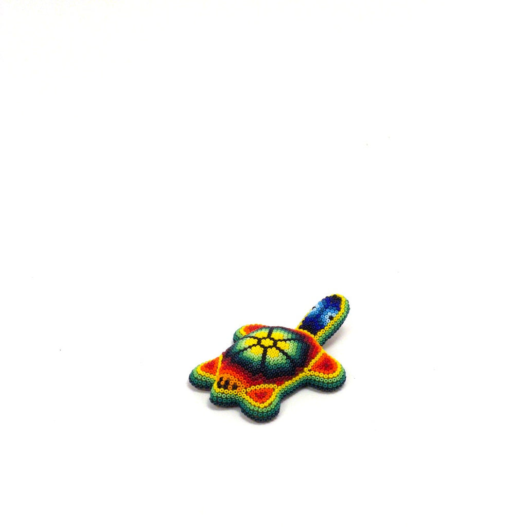 Tortuga Chaquira Arte Huichol - Arte Huichol Wixárika - Vista 15