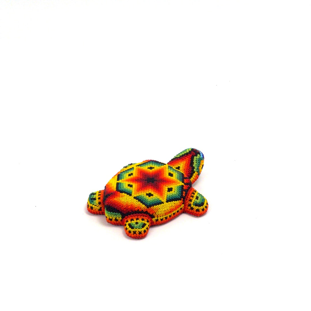 Tortuga Chaquira Arte Huichol - Arte Huichol Wixárika - Vista 5