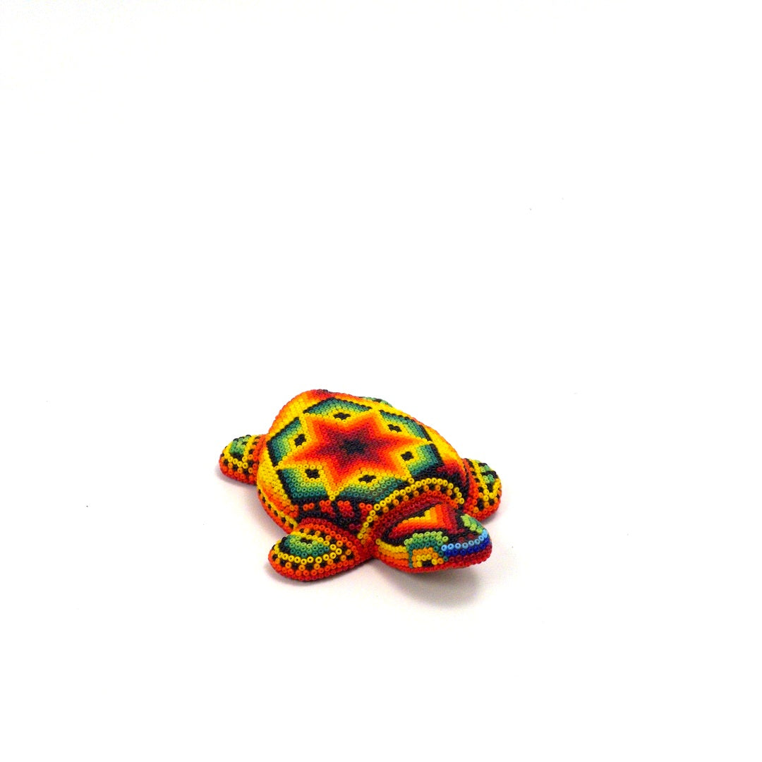 Tortuga Chaquira Arte Huichol - Arte Huichol Wixárika - Vista 7