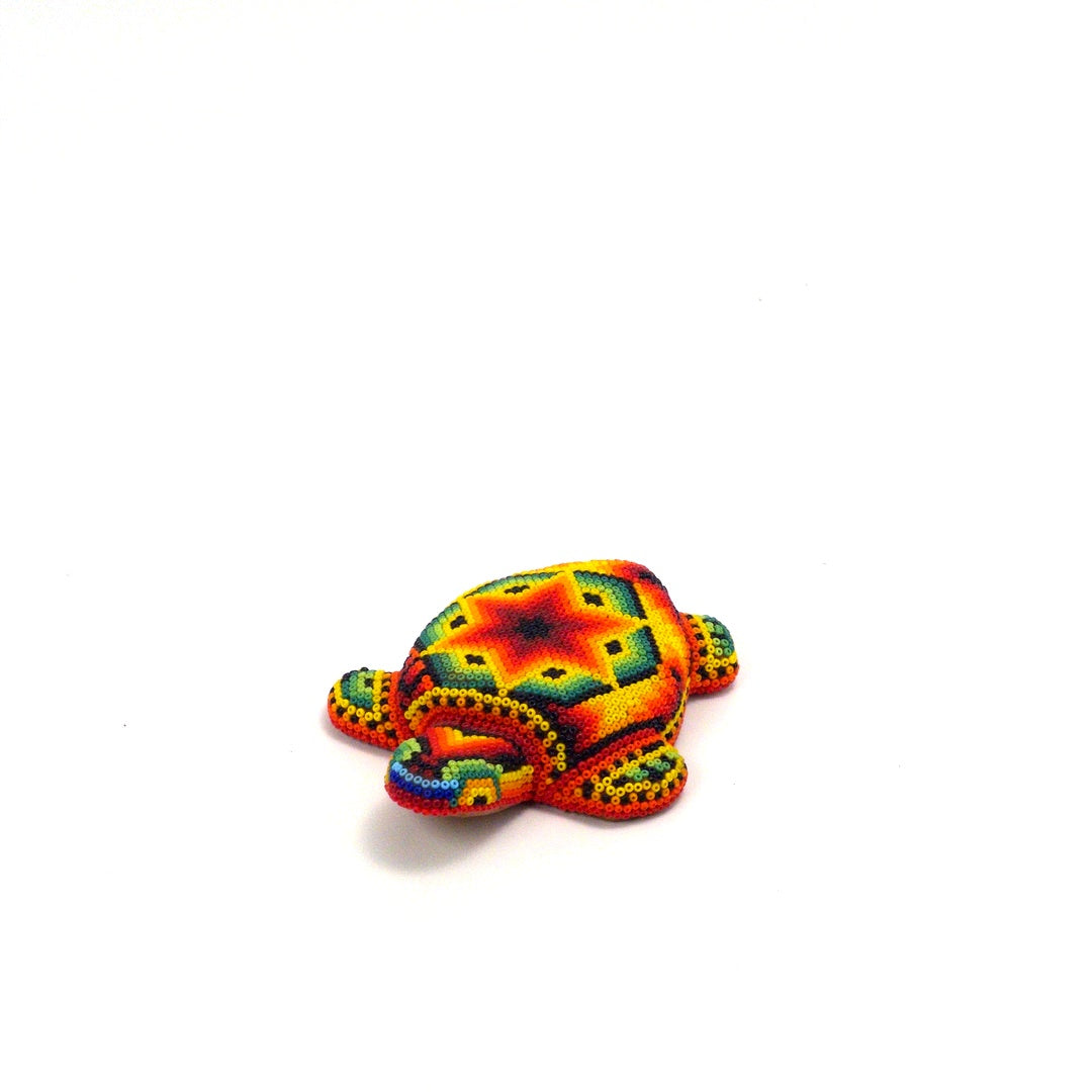 Tortuga Chaquira Arte Huichol - Arte Huichol Wixárika - Vista 8