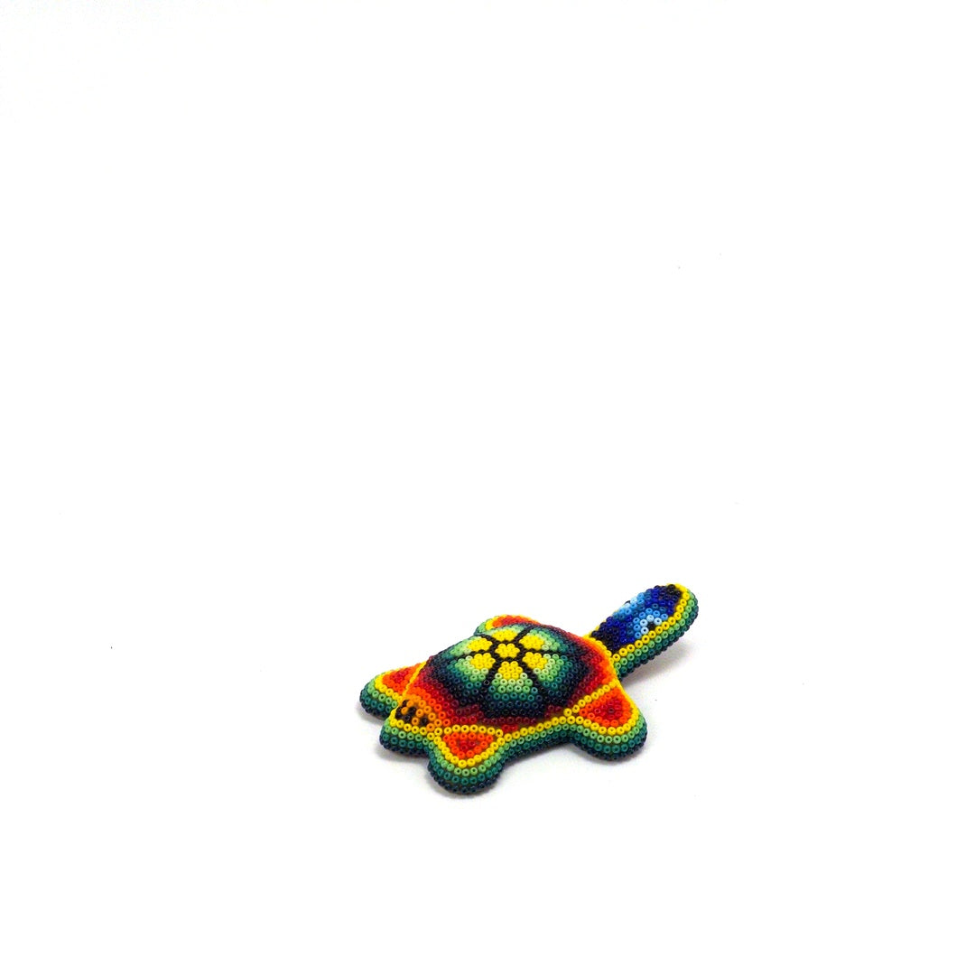 Tortuga Chaquira Arte Huichol - Arte Huichol Wixárika - Vista 9
