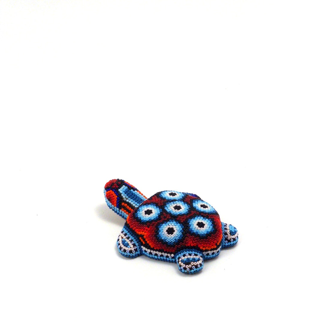 Tortuga Chaquira Arte Huichol - Arte Huichol Wixárika - Vista 10