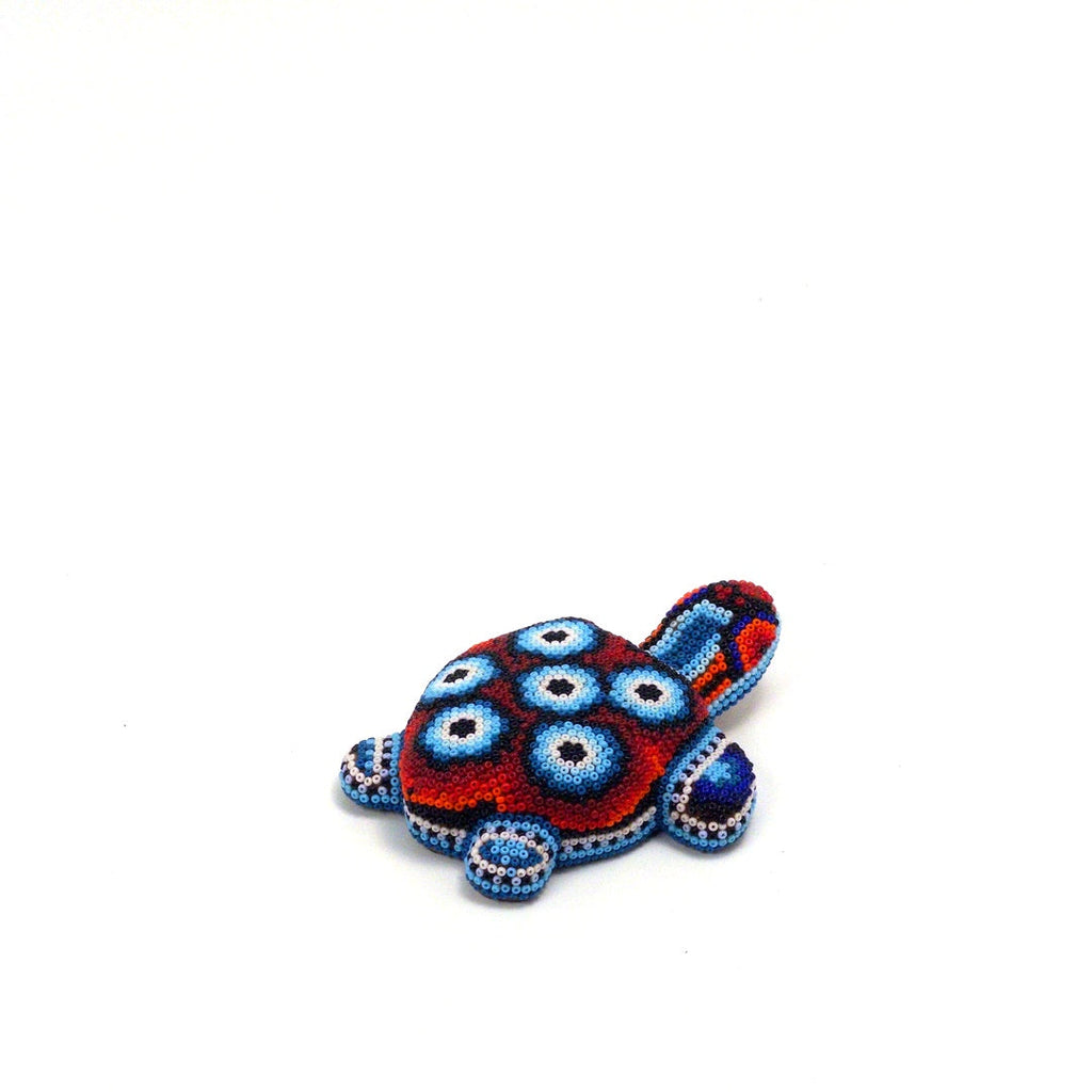 Tortuga Chaquira Arte Huichol - Arte Huichol Wixárika - Vista 5